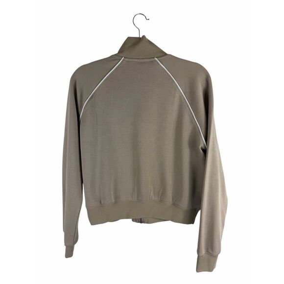 SPANX® AirEssentials Pique Full Zip Track Jacket- Ashwood- M - Picture 8 of 9